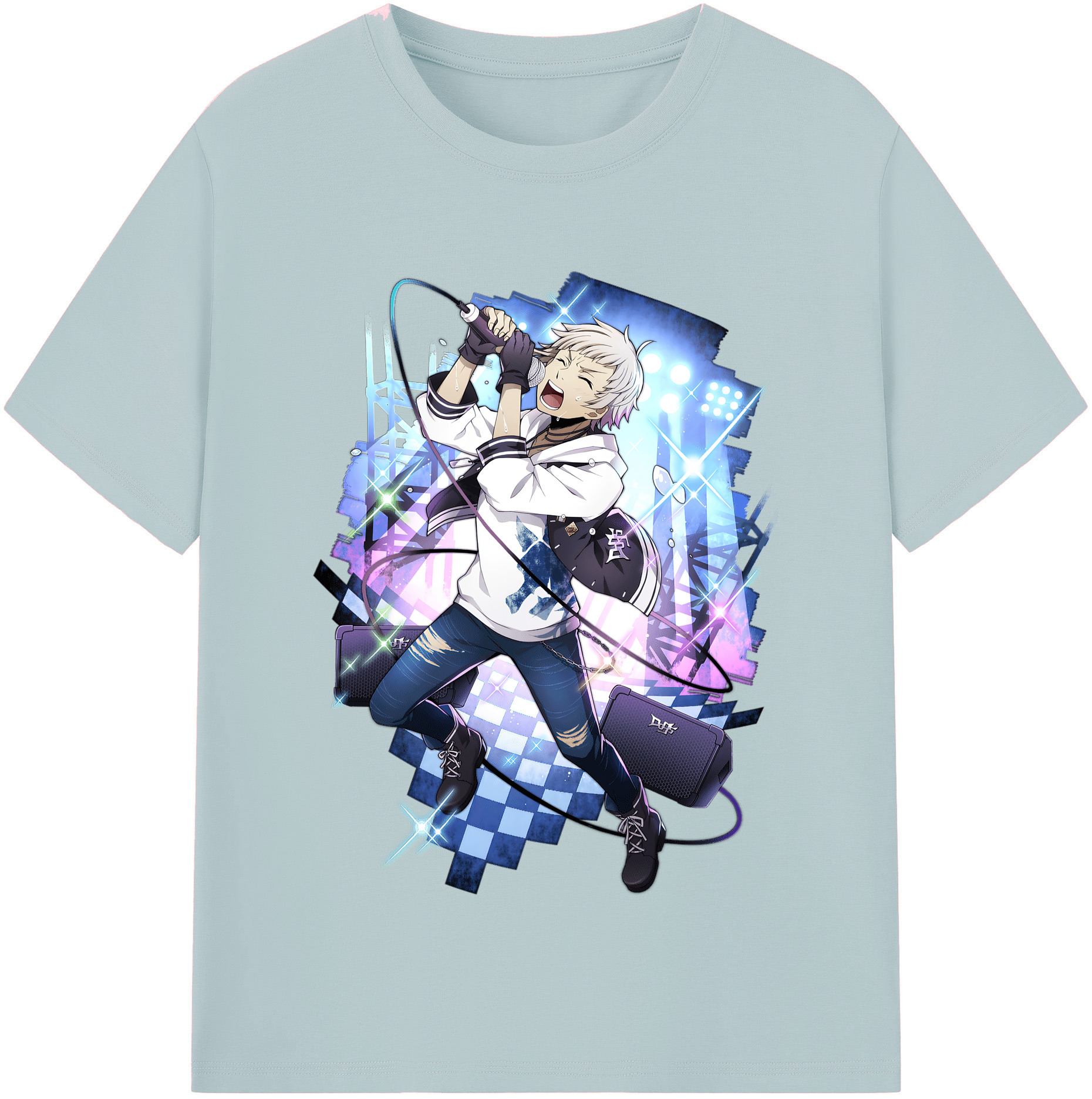 （画像用） 文豪ストレイドッグス Bungo Stray Dogs 綿100％半袖Tシャツ（フロントプリント）